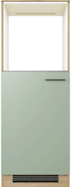 Kühlumbauschrank Cara grün B/H/T: ca. 60x168,5x60 cm