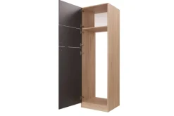 Kühlumbauschrank Merle grau B/H/T: ca. 60x200x60 cm