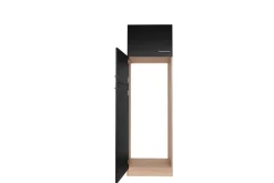 Kühlumbauschrank Merle schwarz B/H/T: ca. 60x200x60 cm