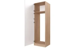 Kühlumbauschrank Merle weiß B/H/T: ca. 60x200x60 cm