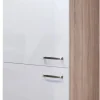 Kühlumbauschrank Valero weiß Hochglanz B/H/T: ca. 60x162x60 cm