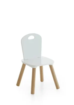 Kindermöbel-Set 3er Set Pinie Nachbildung weiß B/H/T: ca. 55x43x55 cm
