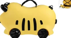 Kinder Sitzkoffer gelb Polypropylen B/H/L: ca. 54x23x33,5 cm