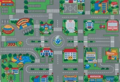 Kinderteppich City Multi B/L: ca. 100x150 cm