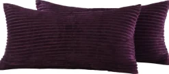 Kissenbezug Cashmere touch purple Polyester B/L: ca. 80x40 cm