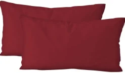 Kissenbezug Jersey bordeaux Baumwolle B/L: ca. 40x80 cm
