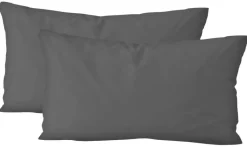 Kissenbezug Jersey Graphit Baumwolle B/L: ca. 40x80 cm