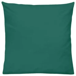 Kissenbezug Jersey petrol Baumwolle B/L: ca. 80x80 cm