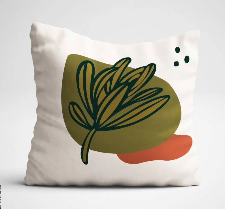 Kissenbezug mehrfarbig Polyester B/L: ca. 43x43 cm