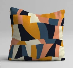 Kissenbezug mehrfarbig Polyester B/L: ca. 43x43 cm
