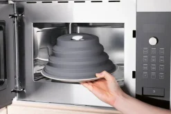 KitchBo Haushaltshelfer grau Silikon