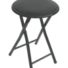 Klapphocker Bennie schwarz B/H/T/D: ca. 30x45x30x30 cm
