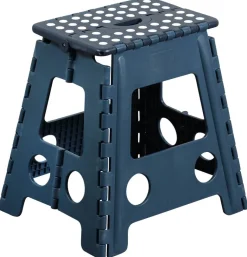 Klapphocker blau B/H/L: ca. 53x4,5x38,5 cm