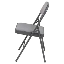 Klappstuhl Sören grau Samtoptik B/H/T: ca. 46,5x79x47 cm