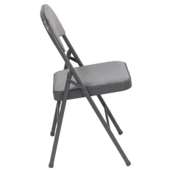 Klappstuhl Sören grau Samtoptik B/H/T: ca. 46,5x79x47 cm