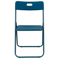 Klappstuhl Viva blau Kunststoff B/H/T: ca. 84,5x80x46 cm