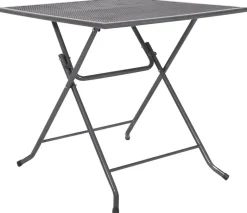 Klapptisch Pia grau Metall B/H/L: ca. 80x74x80 cm