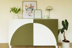 Klebefolie olive B/L: ca. 45x200 cm