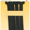 Kleiber Klett-Klebeband schwarz L: ca. 15 cm 4 Packstücke