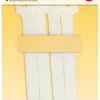 Kleiber Klett-Klebeband weiß L: ca. 15 cm 4 Packstücke