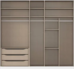 Kleiderschrank Alabama Alpinweiß B/H/T: ca. 225x210x54 cm