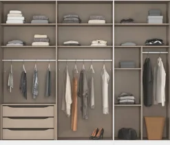 Kleiderschrank Alabama Alpinweiß B/H/T: ca. 271x229x54 cm