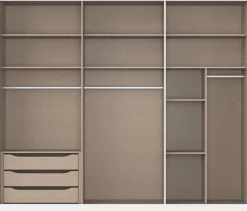 Kleiderschrank Alabama Alpinweiß B/H/T: ca. 271x229x54 cm