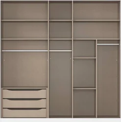 Kleiderschrank Alabama Alpinweiß B/H/T: ca. 225x229x54 cm