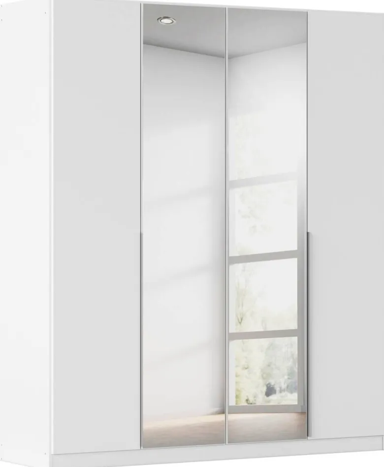 Kleiderschrank Alabama Alpinweiß B/H/T: ca. 181x210x54 cm