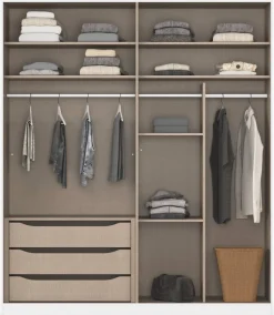 Kleiderschrank Alabama Alpinweiß B/H/T: ca. 181x210x54 cm