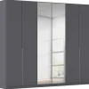 Kleiderschrank Alabama grau B/H/T: ca. 271x229x54 cm