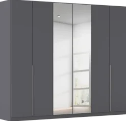 Kleiderschrank Alabama grau B/H/T: ca. 271x229x54 cm