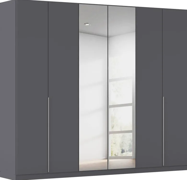 Kleiderschrank Alabama grau B/H/T: ca. 271x229x54 cm
