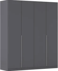 Kleiderschrank Alabama grau B/H/T: ca. 181x210x54 cm