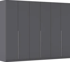 Kleiderschrank Alabama grau B/H/T: ca. 271x210x54 cm