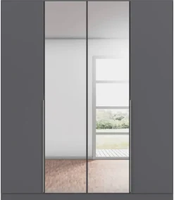 Kleiderschrank Alabama grau B/H/T: ca. 181x210x54 cm