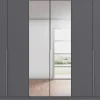 Kleiderschrank Alabama grau B/H/T: ca. 271x210x54 cm