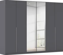 Kleiderschrank Alabama grau B/H/T: ca. 271x210x54 cm