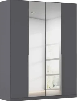 Kleiderschrank Alabama grau B/H/T: ca. 181x229x54 cm