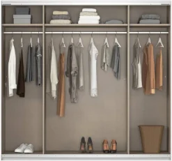 Kleiderschrank Altera Alpinweiß B/H/T: ca. 226x211x62 cm