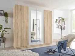 Kleiderschrank Cano Eiche San-Remo Nachbildung B/H/T: ca. 228x213x62 cm