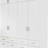 Kleiderschrank Celle weiß B/H/T: ca. 181x197x54 cm