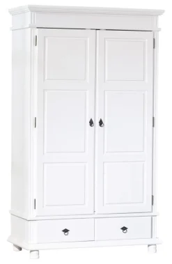 Kleiderschrank Danz weiß B/H/T: ca. 116x199x57 cm