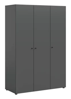 Kleiderschrank DARWIN anthrazit B/H/T: ca. 120x176x51 cm