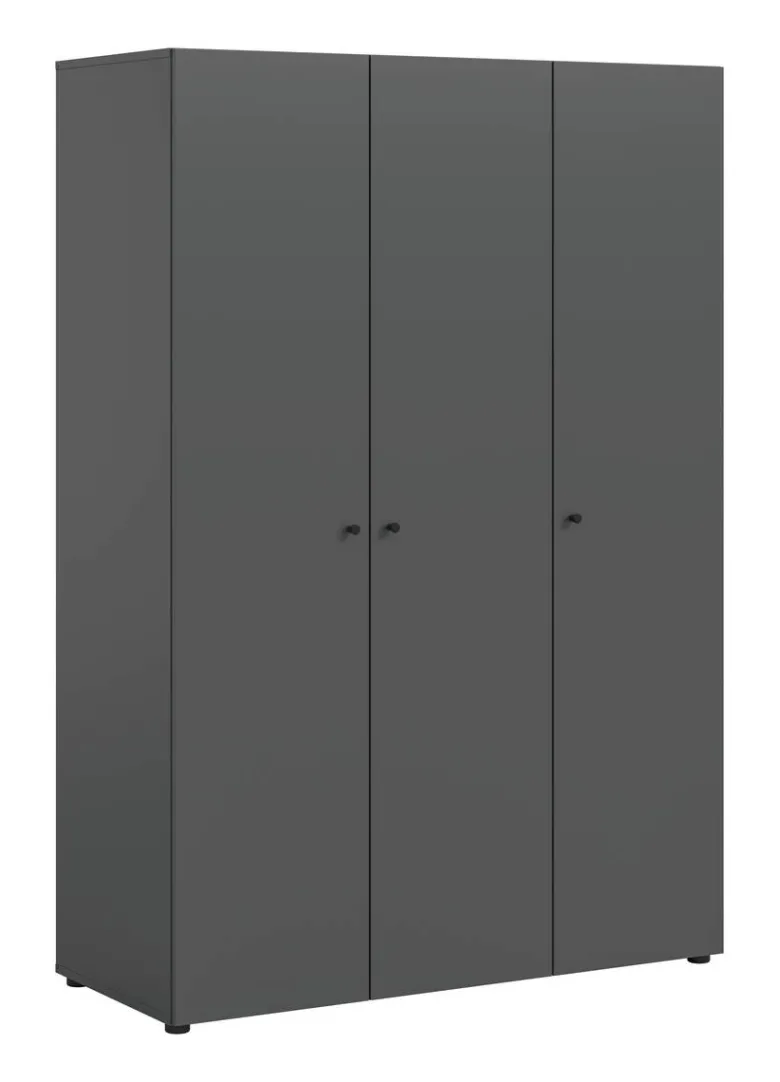 Kleiderschrank DARWIN anthrazit B/H/T: ca. 120x176x51 cm