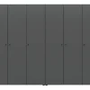 Kleiderschrank DARWIN anthrazit B/H/T: ca. 240x176x51 cm