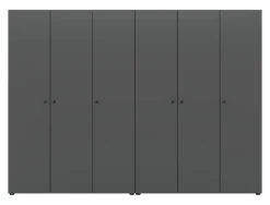 Kleiderschrank DARWIN anthrazit B/H/T: ca. 240x176x51 cm