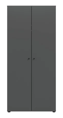 Kleiderschrank DARWIN anthrazit B/H/T: ca. 80x176x51 cm