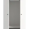 Kleiderschrank DARWIN weiß B/H/T: ca. 80x176x51 cm