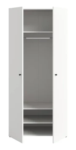 Kleiderschrank DARWIN weiß B/H/T: ca. 80x176x51 cm